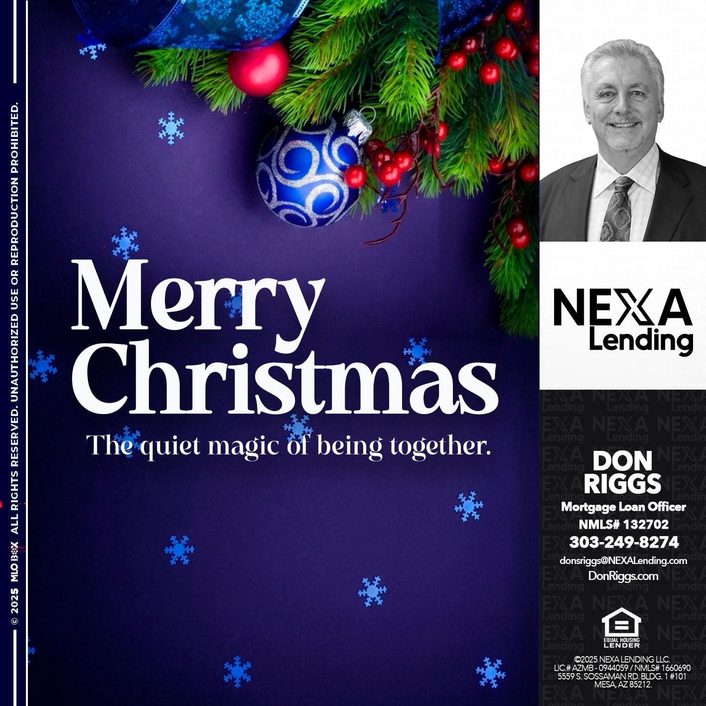 merry christmas - Don S Riggs -Sr. Loan Officer | Recruiter