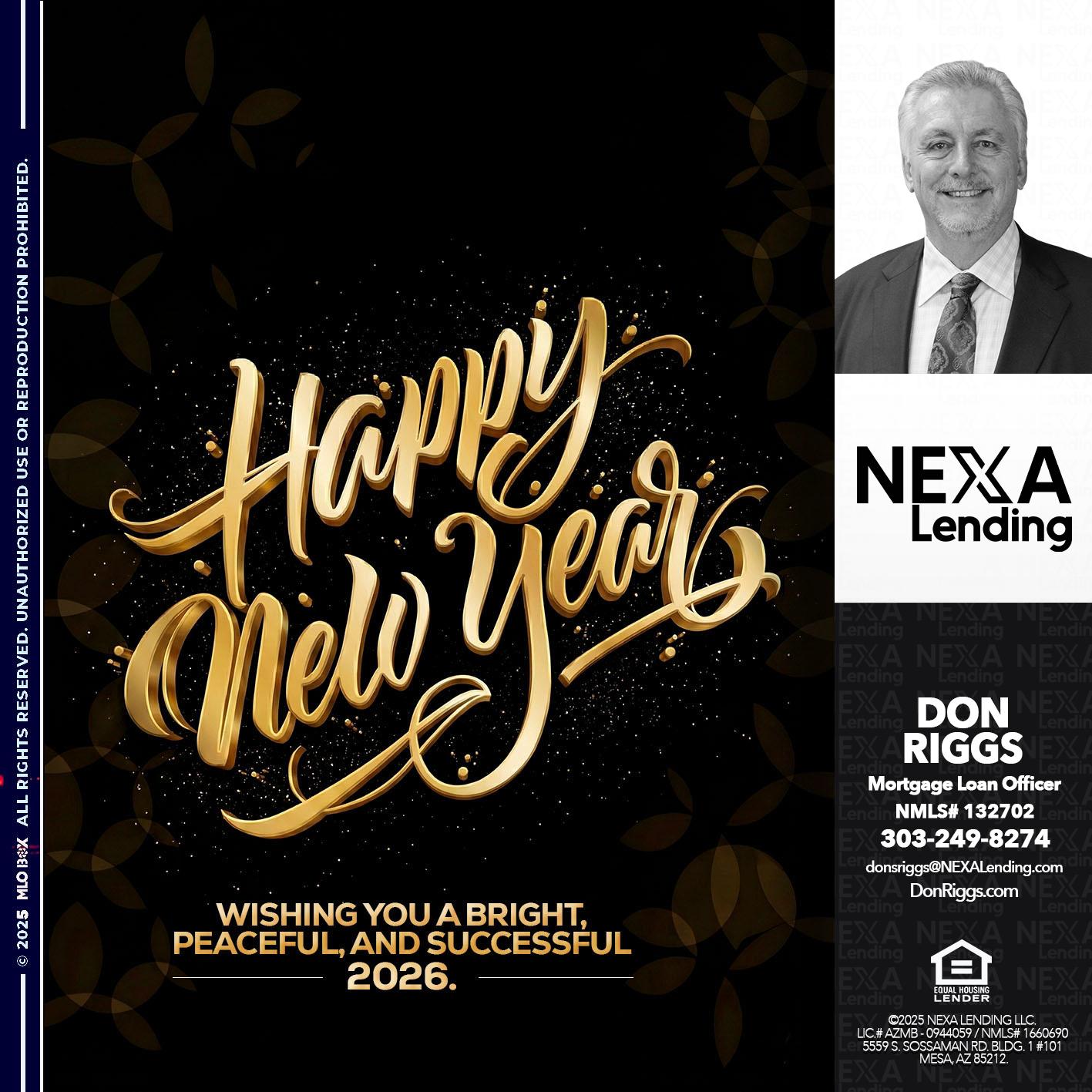 happy new year - Don S Riggs -Sr. Loan Officer | Recruiter