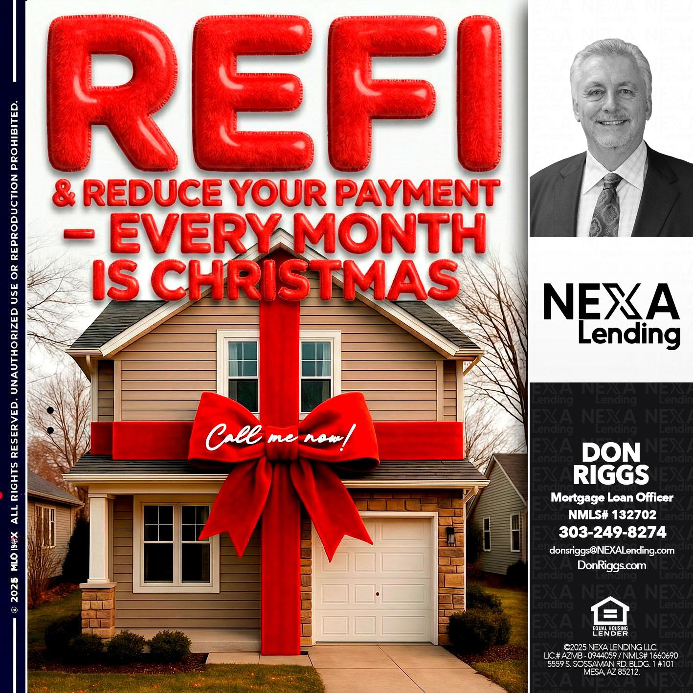REFI - Don S Riggs -Sr. Loan Officer | Recruiter