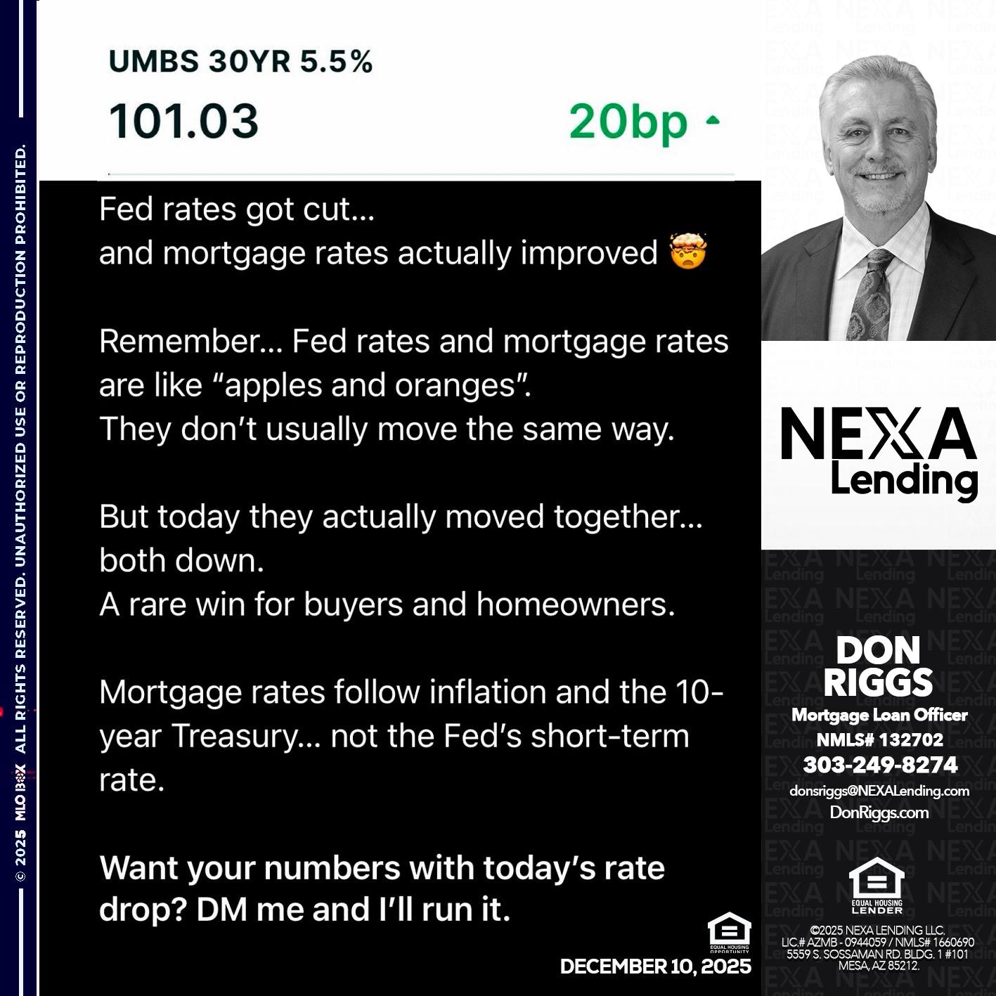 101.03 - Don S Riggs -Sr. Loan Officer | Recruiter