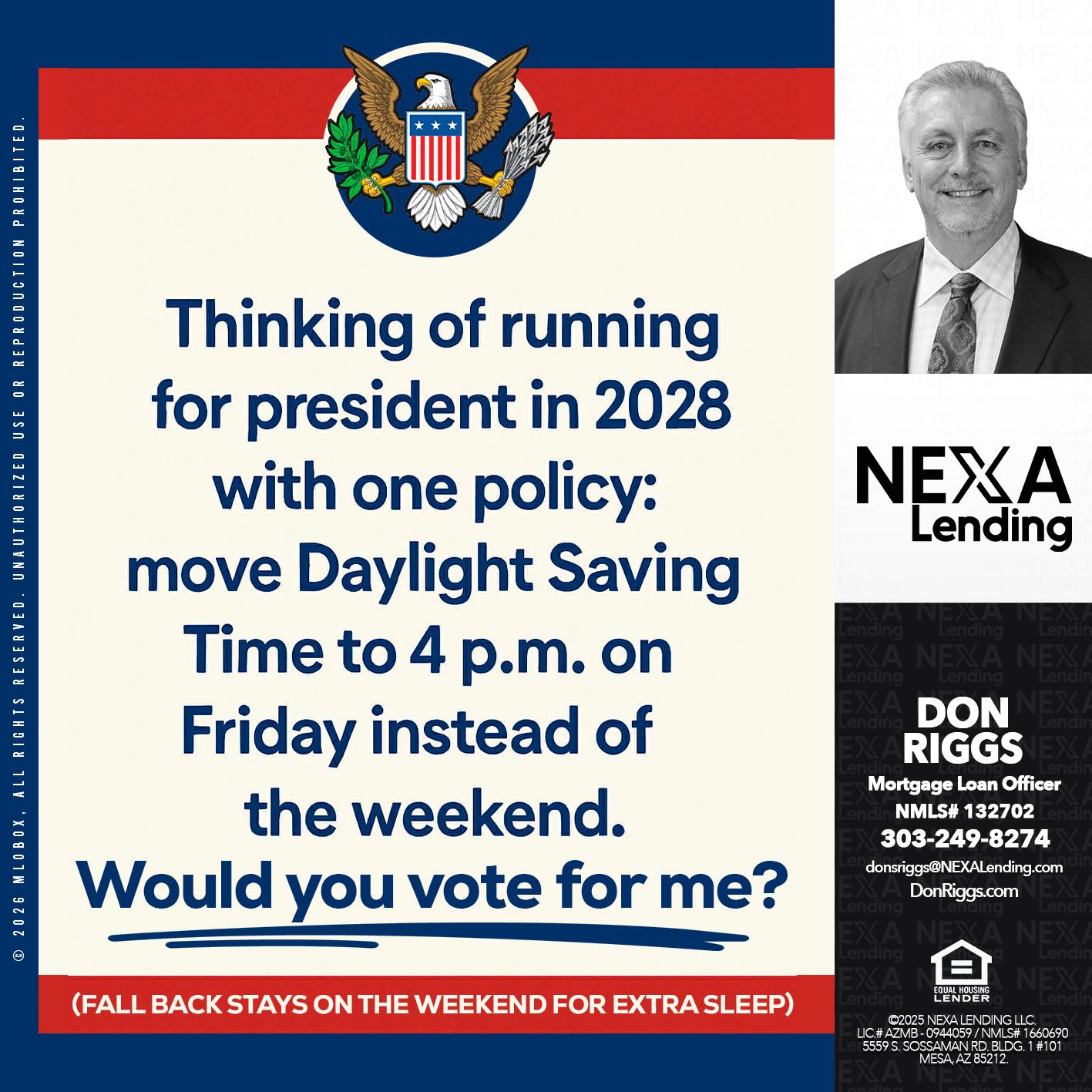 thinking on running - Don S Riggs -Sr. Loan Officer | Recruiter